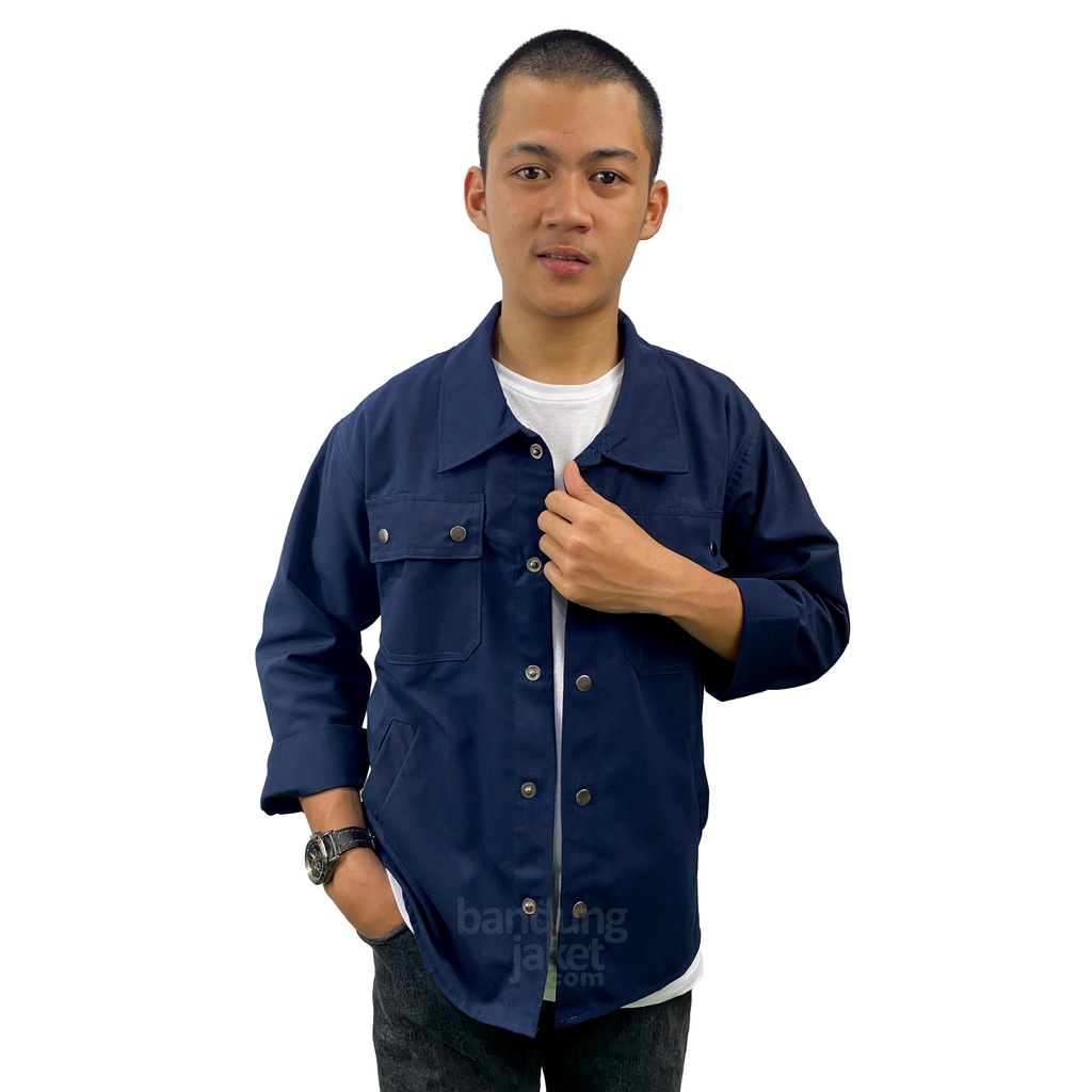 Trucker Jaket Original II Jaket Semi Parka Pria &amp; Wanita II Kemeja Kasual Outdor Sz M - XXL ( Tersedia Sz Anak)