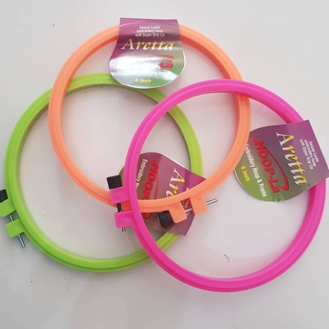 Pembidang midangan ram hoop plastik 15cm