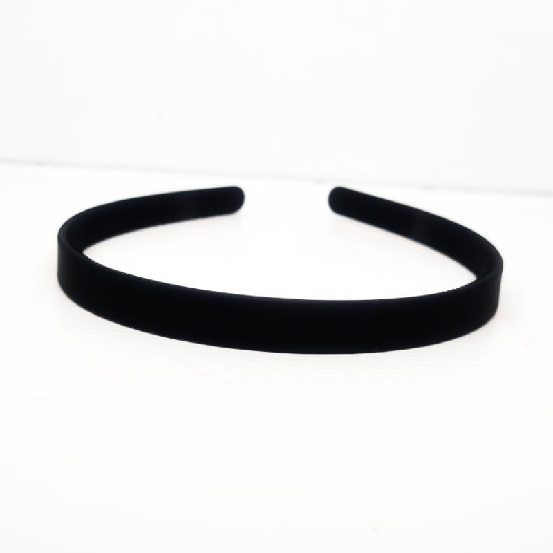 BANDO DOFF HITAM POLOS UKURAN 0,4 / 0,8 / 1 CM PREMIUM ORI