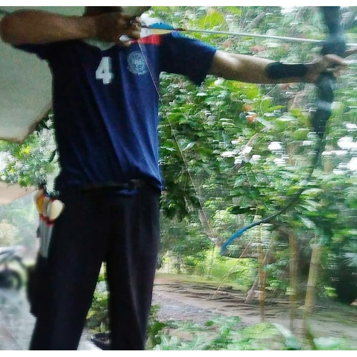 Padepokan Panah - Arm Guard Kulit Asli 100    Pelindung Lengan   Panah Busur