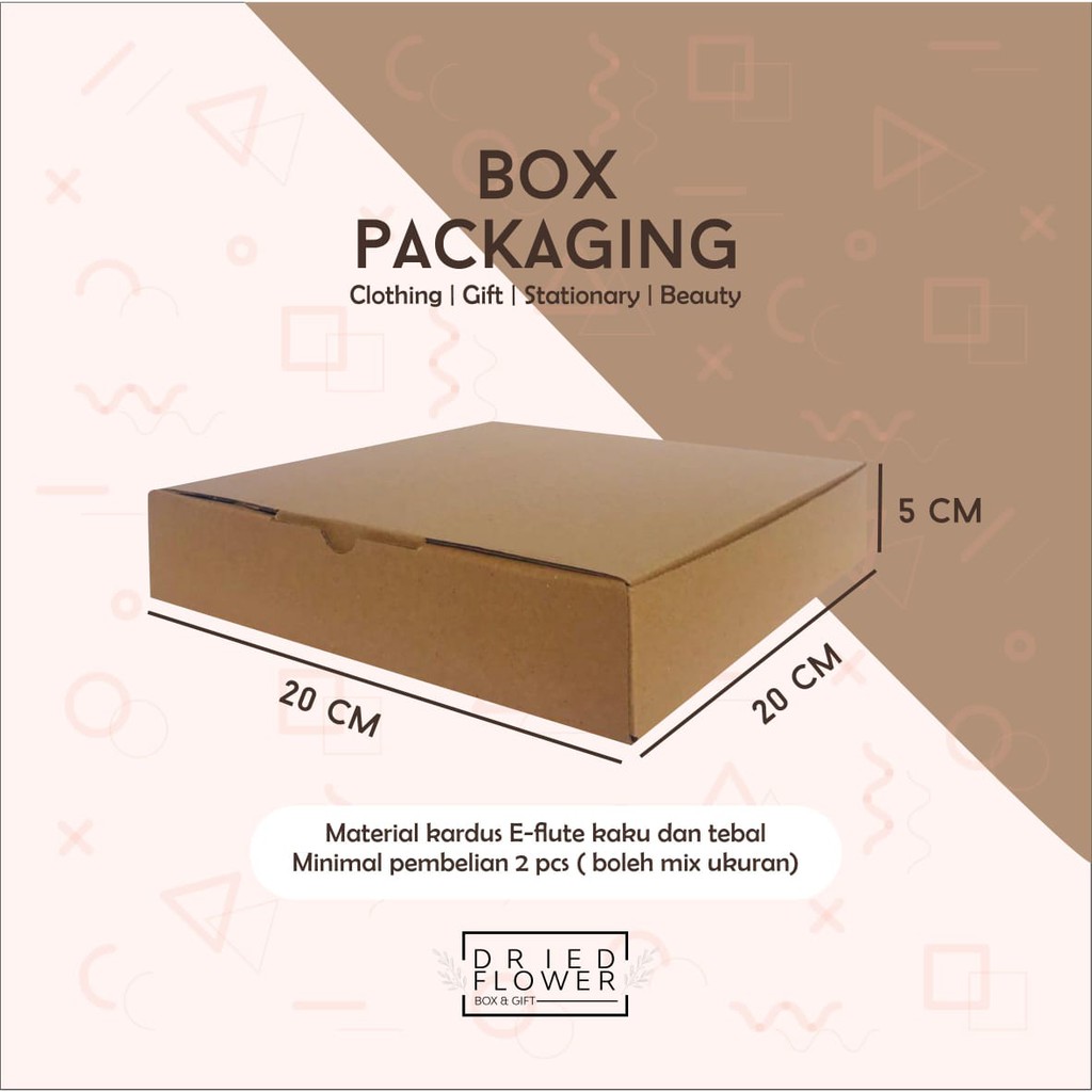 

KARDUS BOX PACKAGING diecut uk.20x20x5cm