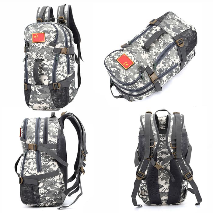 Super Murah! TAS RANSEL ARMY / TAS BAHU / TAS GUNUNG W 026 OUTDOOR CAMOUFLAGE