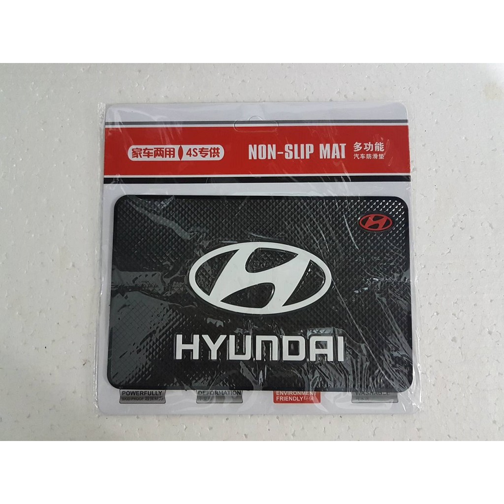 Dashmat Anti Slip Sticky Pad HP Dashboard Mobil HYUNDAI Tucson Santa Fe H1 I10 I20 Getz Accent Atoz