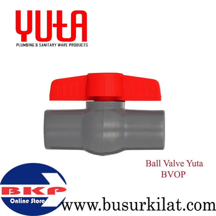 Jual Ball Valve 3/4 Inch Pvc Bvop Yuta / Stop Kran Putar / Ball Valve Pvc Shopee Indonesia