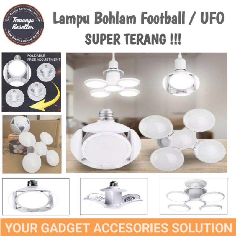 lampu bohlam hias LED 40 Watt E27 bentuk Bola Ufo Football Dragon Ball Dragonball Lampu Hias Rumah Murah Grosir