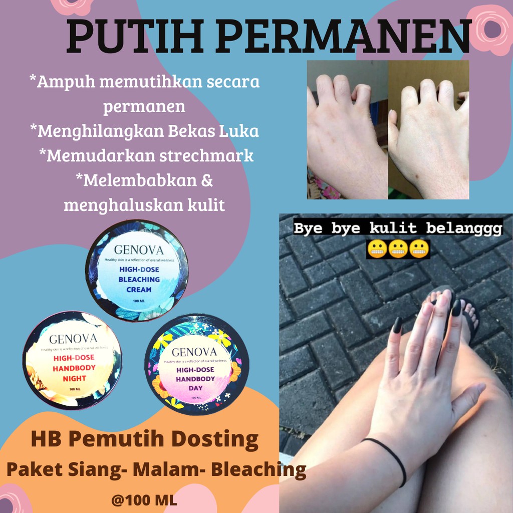 Paket B ( Hb Siang, HB Malam dan Bleaching)