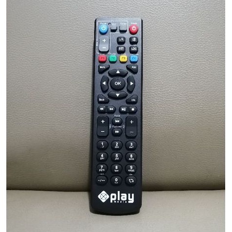 REMOTE REMOT STB RECEIVER DIGITAL BOX PLAY MEDIA ORIGINAL ASLI