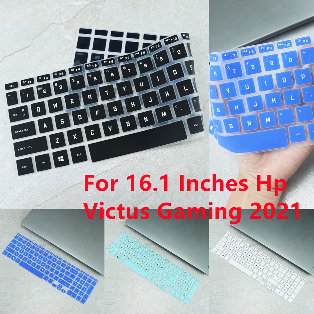 Cover Pelindung Keyboard Laptop Bahan Silikon Lembut Ultra Tipis Untuk Hp Victus Gaming 2021 16.1 &quot;