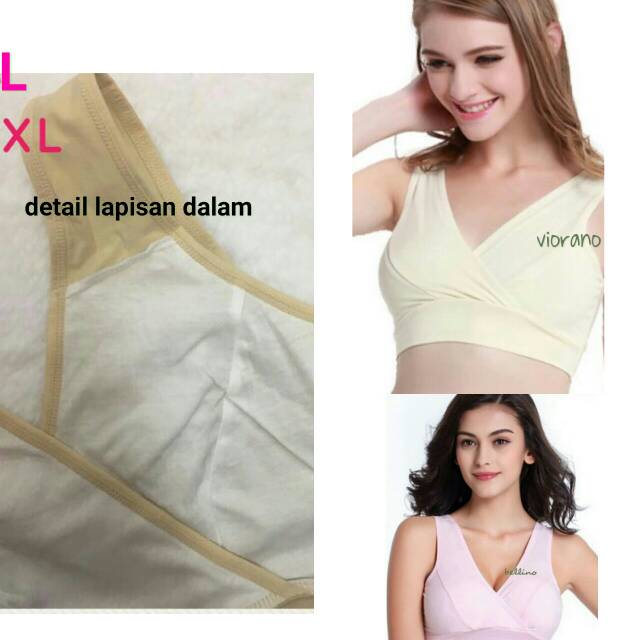 1 Set Bra Dan Celana Dalam Wanita Hamil Satu Set Bh Cewek Menyusui Cd Segitiga Bisa Untuk Hamil