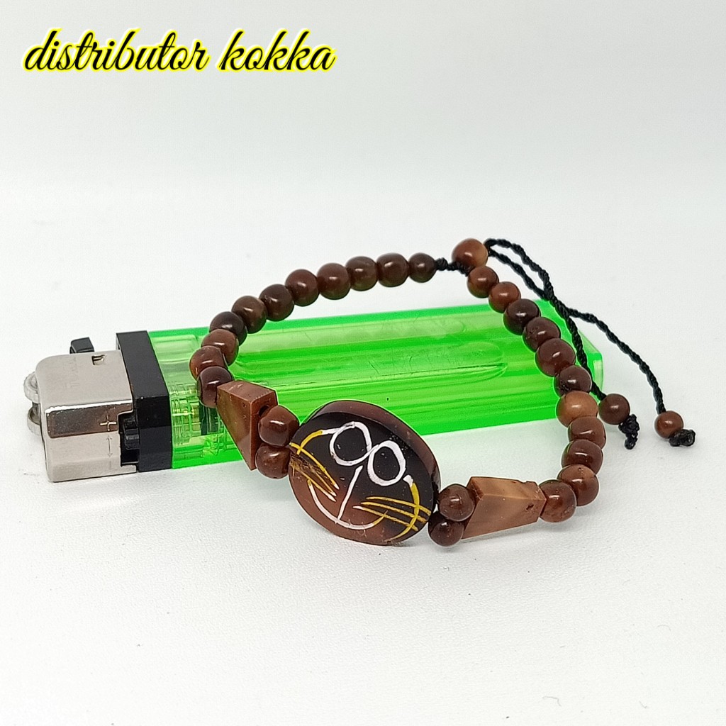 ( SUPER MURAH ) Gelang kokka kaukah doraemon coklat