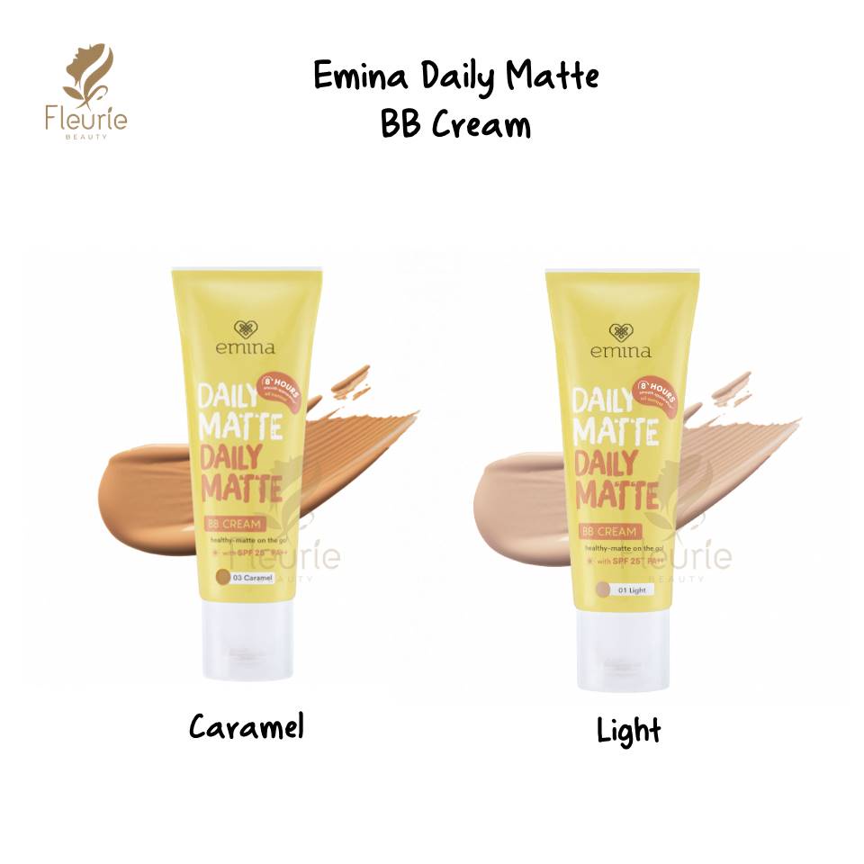 Emina Daily Matte Loose Powder 20gr / Compact Powder 11gr / BB Cream - Bedak Tabur / Padat Oil Control Original BPOM