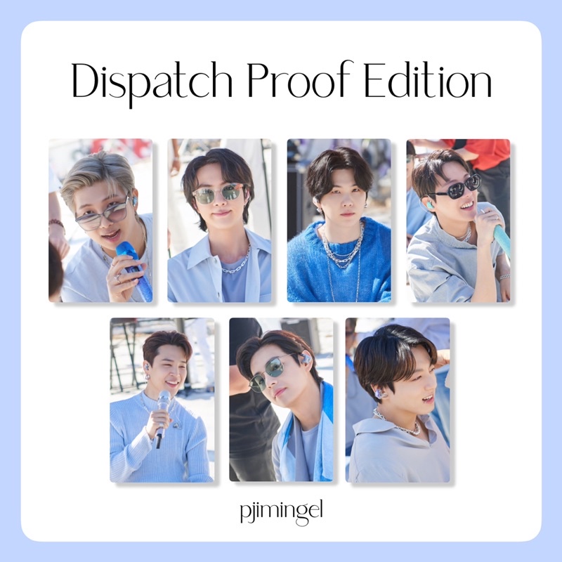 Photocard BTS Dispatch Proof Edition