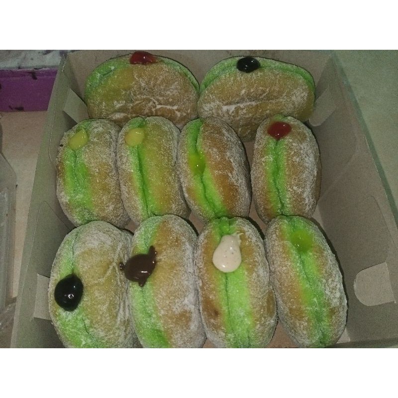 donat bomboloni rasa pandan