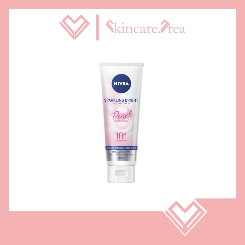 NIVEA Sparkling Bright Whitening Facial Foam - 100 ml