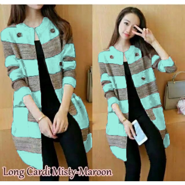 VGN LONG CARDY MISTY / CARDY WANITA / CARDINGAN TERLARIS / CARDINGAN KEKINIAN / FASHION WANITA