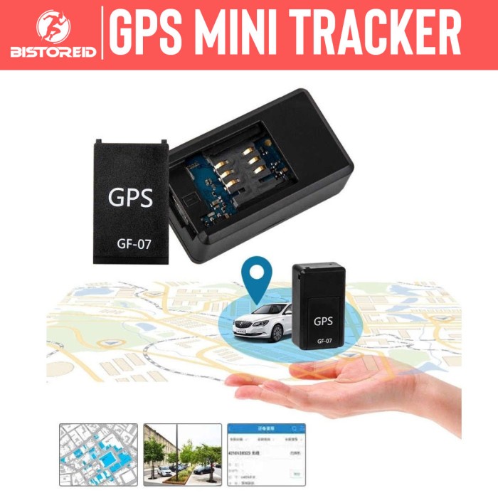 GPS GF-07 sistem pelacak GPS mini Tracker BSID