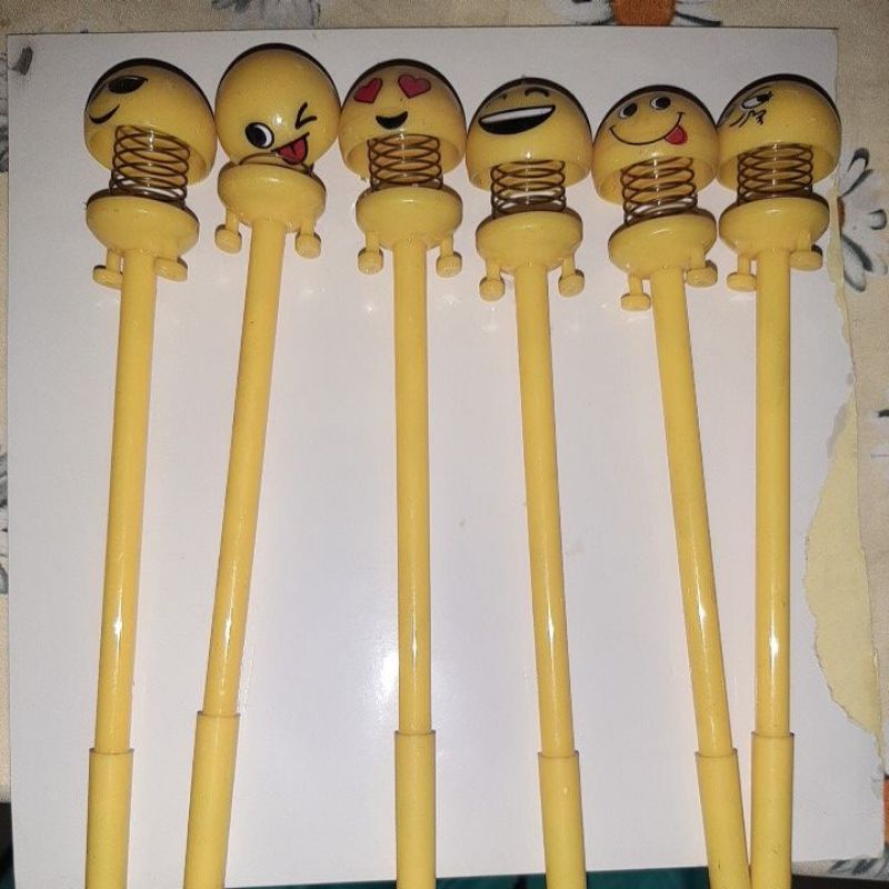 Jual PENA KARAKTER EMOJI PENA EMOTICON PEER | Shopee Indonesia