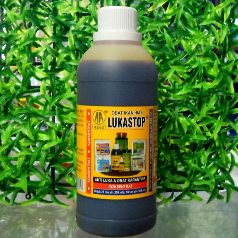 lukastop 500 ml 500ml obat ikan hias luka stop 500m