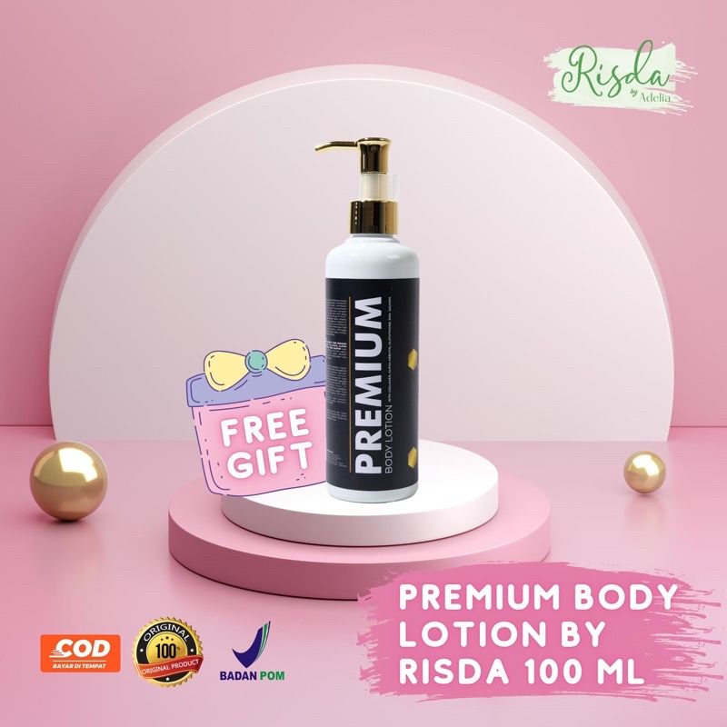 Body Lotion Risda Skin Glow PREMIUM 250ml dengan DNA SALMON