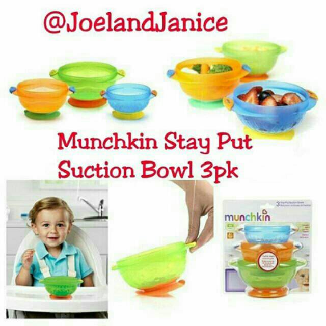 Munchkin Stay Put Suction Bowl 3pcs