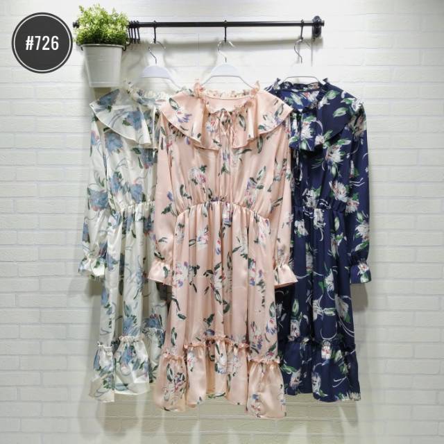 NENINA Tunik import motif bunga
Kode 726