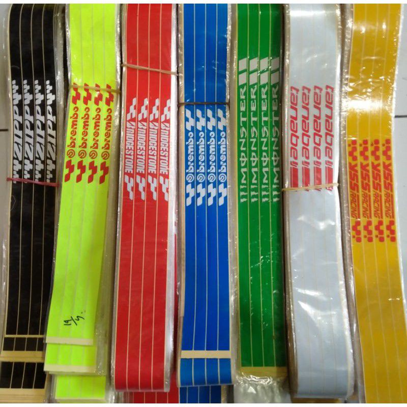 stiker sticker list velg ban motor universal