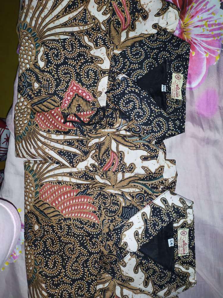Baju Batik Pria Lengan Panjang Modern Kemeja Batik Pria/laki-laki Lengan Panjang  Atasn Batikads 085