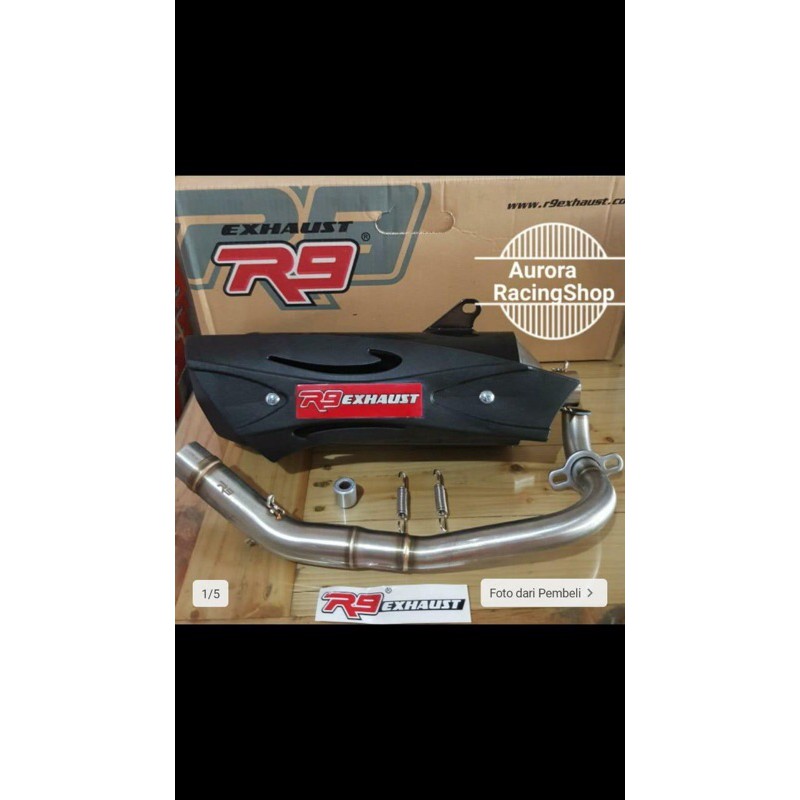 Knalpot racing R9 original misano yamaha Aerox155