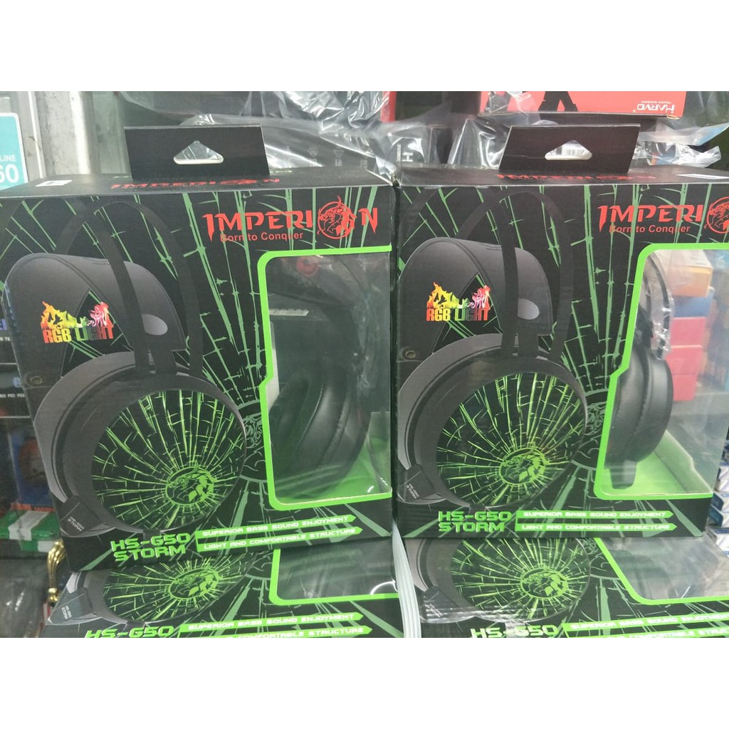 PROMO Headset Gaming Imperion HS-G50 Storm RGB