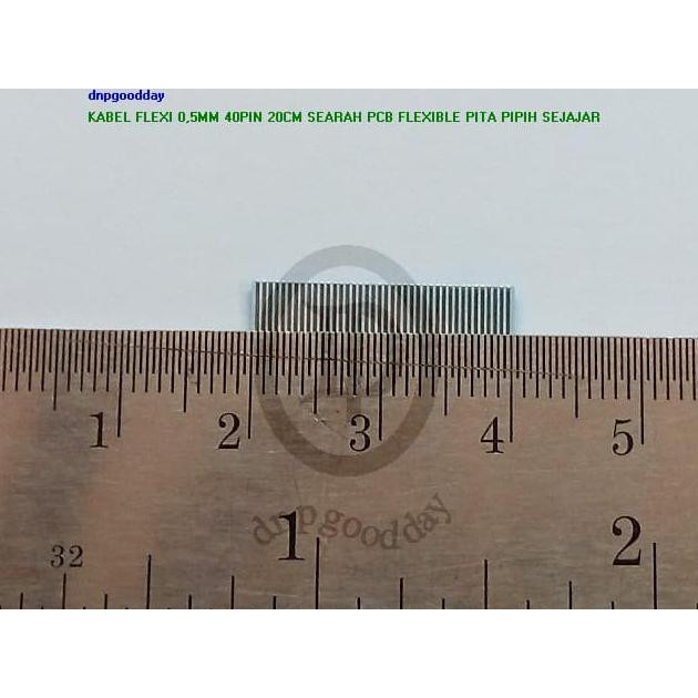 

Kabel Flexi 0,5Mm 40Pin 20Cm Searah Pcb Flexible Pita Pipih Sejajar Dnpgood11 Ayo Beli