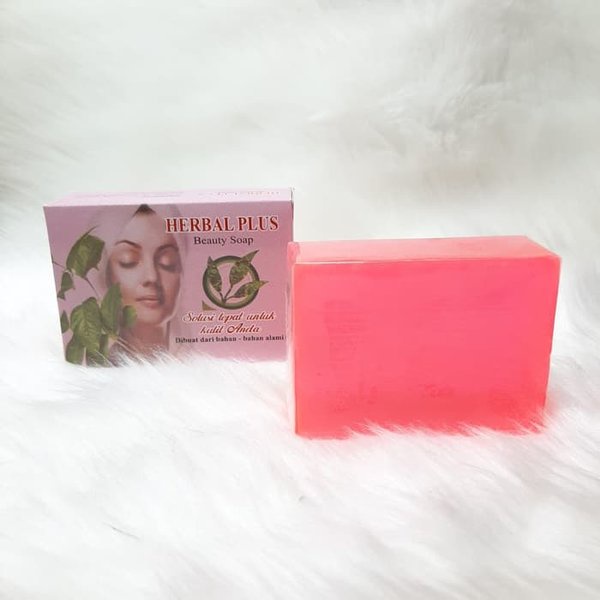 Herbal Plus Beauty Transparant Soap 70 gr Rumah Cantik 354 Sabun Batang yang Dapat Mencerahkan dan Membersihkan Kulit Wajah