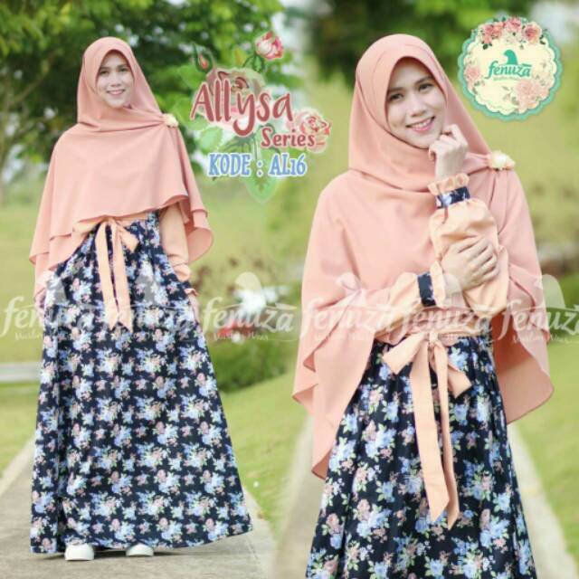 Gamis ALLYSA AL16 BY FENUZA BALOTELI MIX KATUN JEPANG