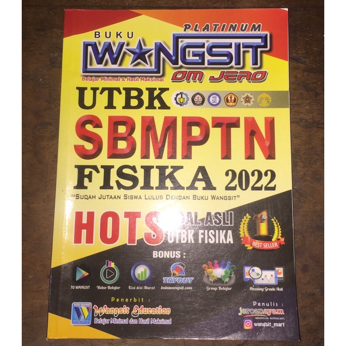 [Preloved]Buku Wangsit SBMPTN Fisika 2022