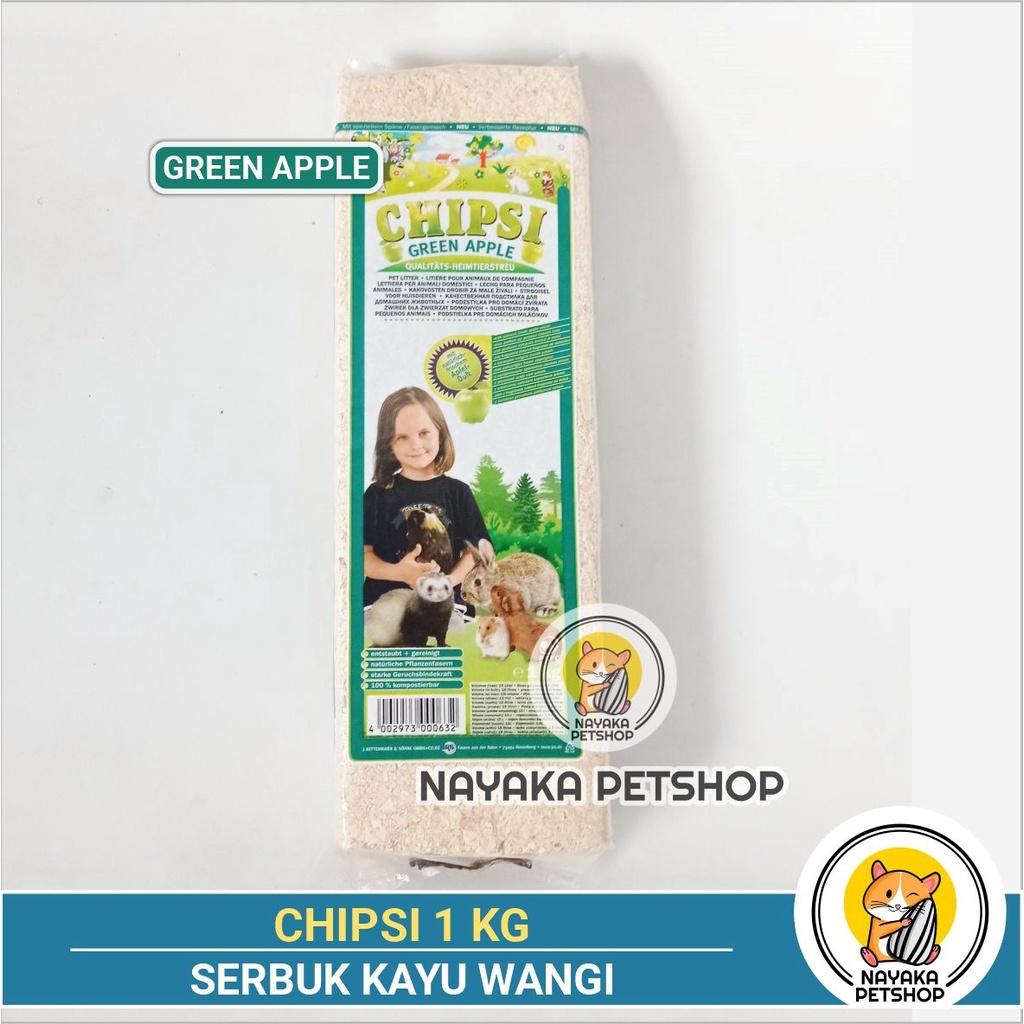 Chipsi 1 Kg Serbuk Kayu Hamster Wangi Buah Apel Jeruk Strawberry Serutan Pet Bedding Alas Kandang Marmut Kelinci Landak Tupai Gerbil Hewan