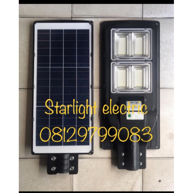 Lampu jalan led solar panel surya 100w 100 watt pju solar led matahari