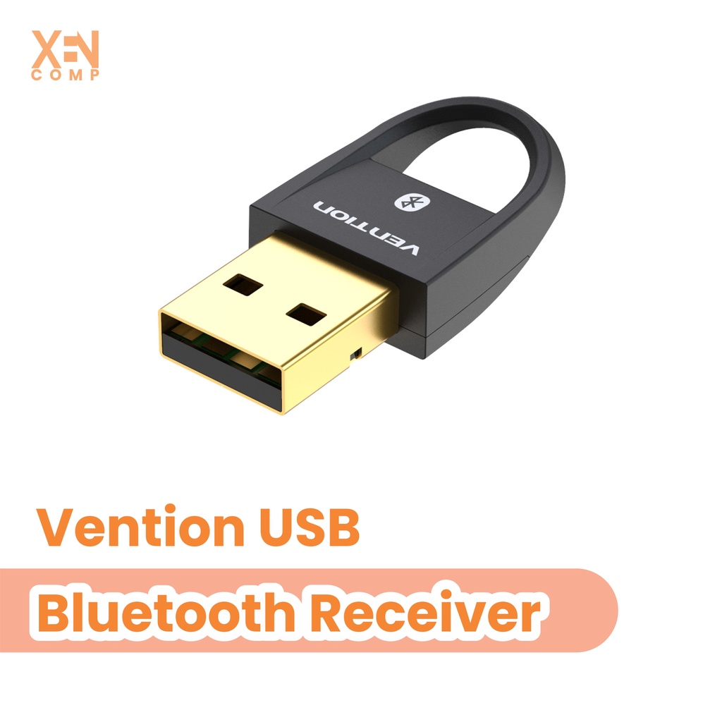Bluetooth Receiver USB 5.0 Vention Adapter Dongle Universal untuk PC Laptop Speaker Mouse Keyboard P