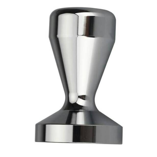 TAMPER KOPI ESPRESSO FLAT FULL STAINLESS STEEL 51 MM (SILVER)