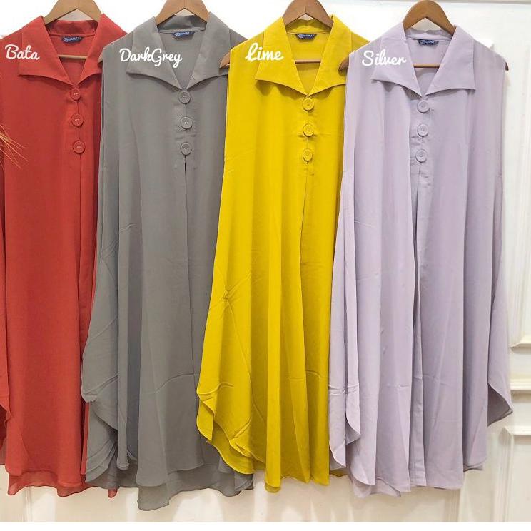 き Sheha Outer/Fashion Muslim/Outer /Outer Sifon/Outer Murah/Outer Polos/FashionWanita/Grosir outer ➔