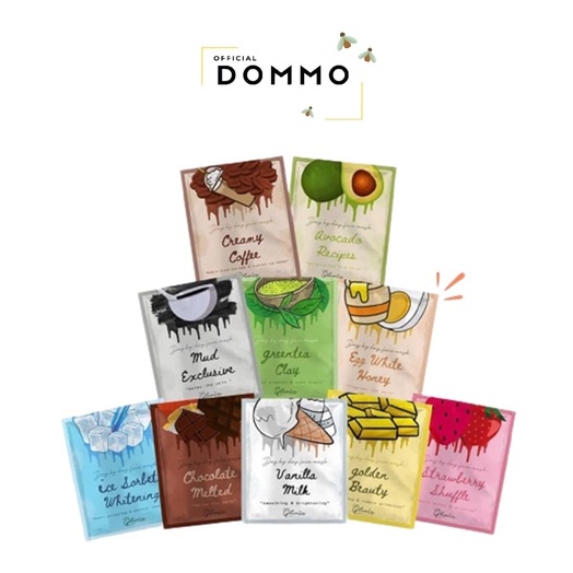 DOMMO - D8078 Masker Organik by LEA Gloria | Masker Bubuk by LEA Gloria 20 gr BPOM