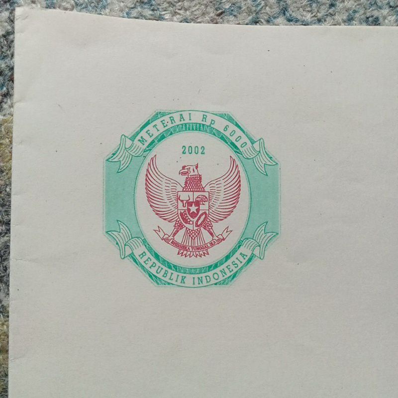 

KERTAS SEGEL TAHUN 2002