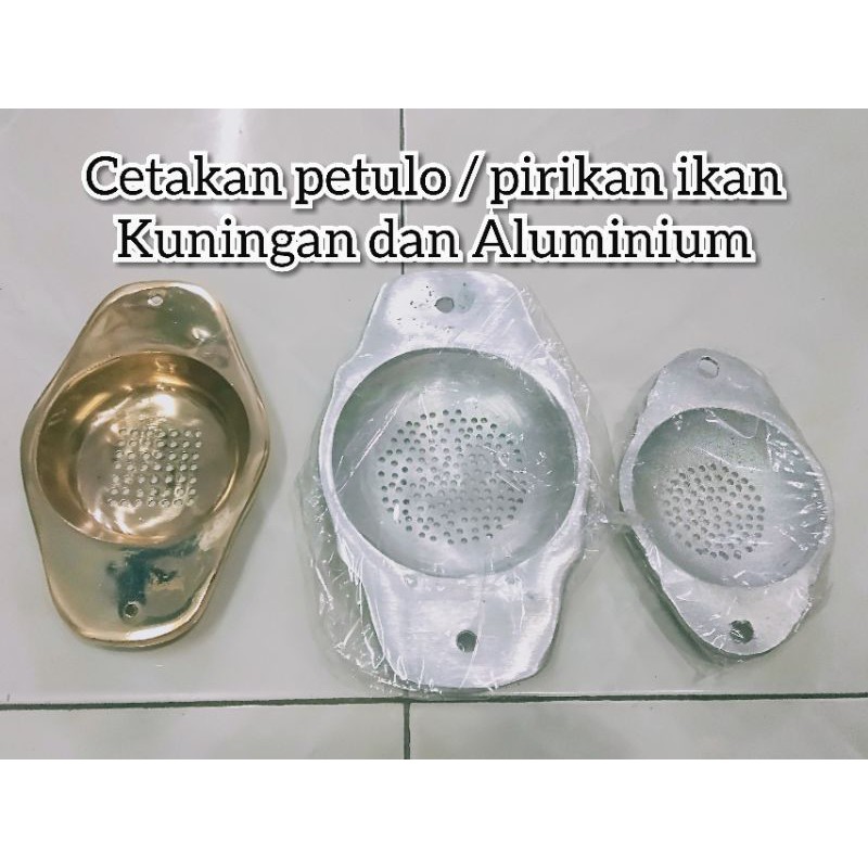 Cetakan putu mayang kuningan petulo aluminium petulo Kuningan pirikan ikan cetakan empek empek