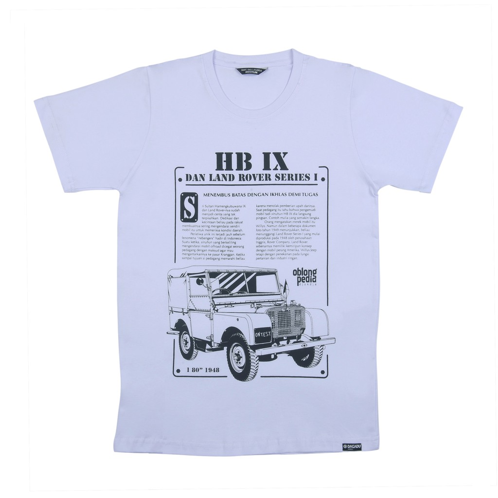 

Dagadu kaos dagadu aseli official - hb ix & land rover series 1