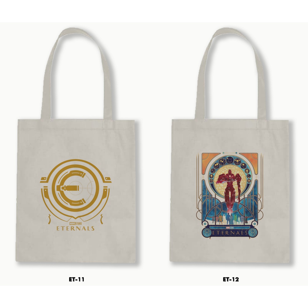 TOTE BAG BLACU - ETERNALS / MARVEL 01