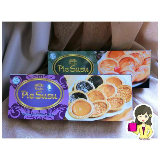 PIE SUSU RATU OLEH-OLEH KHAS BALI ORIGINAL &amp; MIX (COKLAT KEJU ORIGINAL) ISI 9 PCS