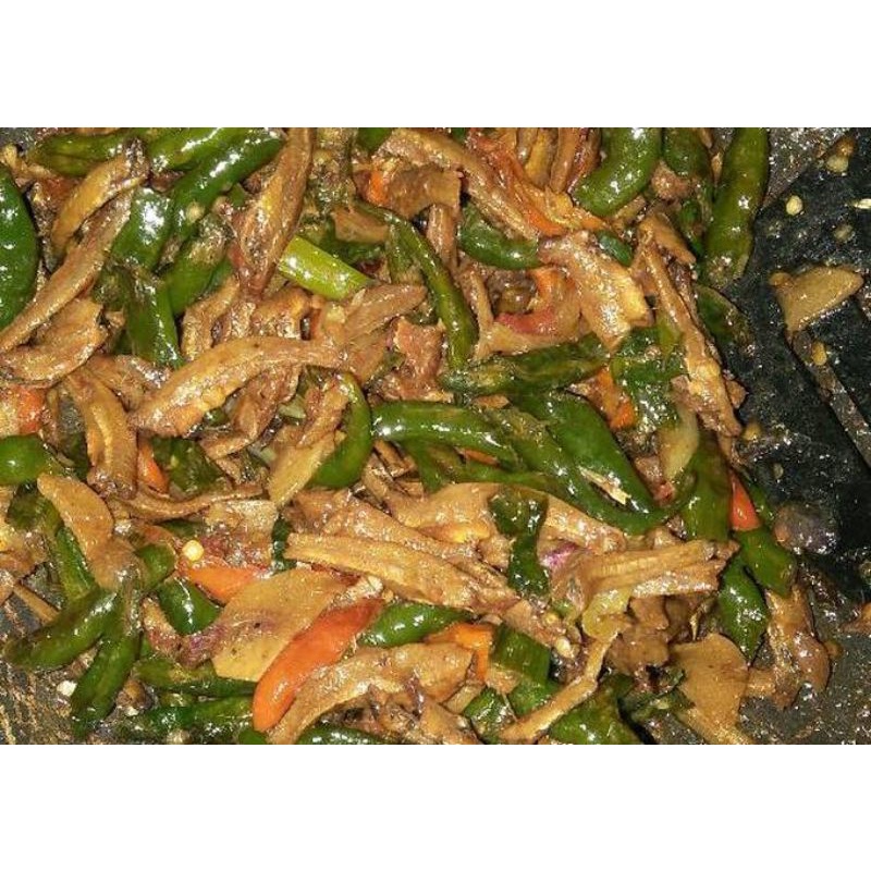 

oseng teri cabe ijo gratis vakum