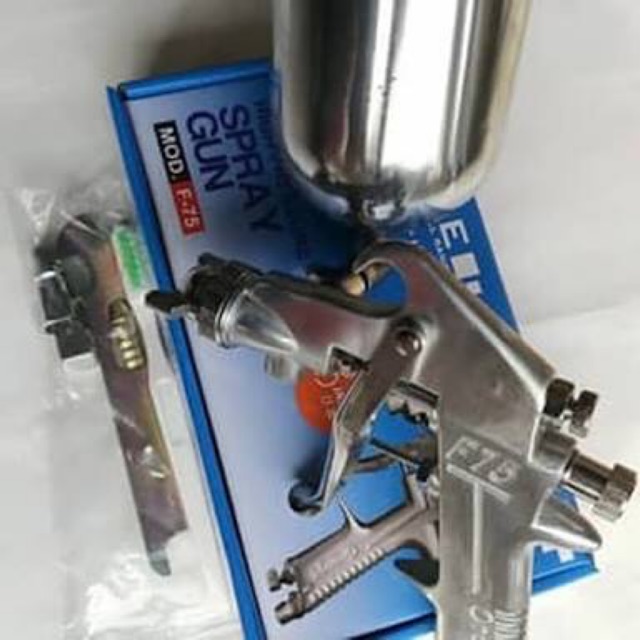 ORANGE Spray gun F75 400cc tabung atas