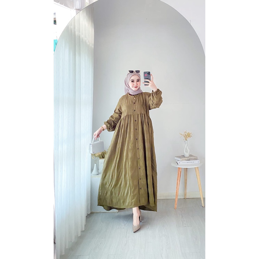 Gamis Rayon Cringkle Namara / Coza Batik