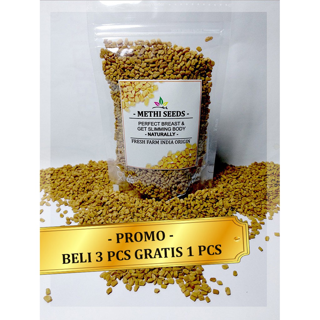 Methi Seeds / Pembesar Payudara dan pelangsing alami