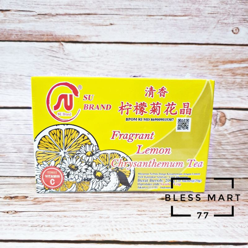 

SU Brand Fragrant Lemon Chrysanthemum Tea 200gr / Krisanthemum Bunga Teh