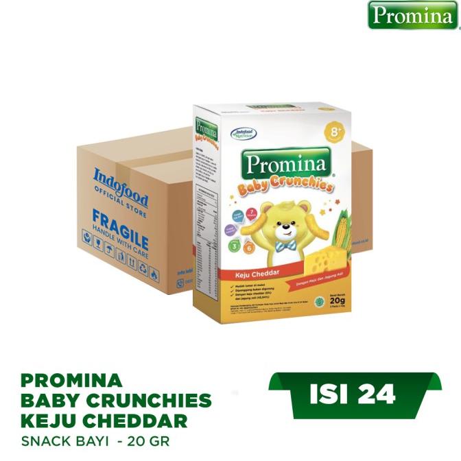 

[COD] 1 ctn - Promina Baby Crunchies Keju Cheddar 20 gr [COD]